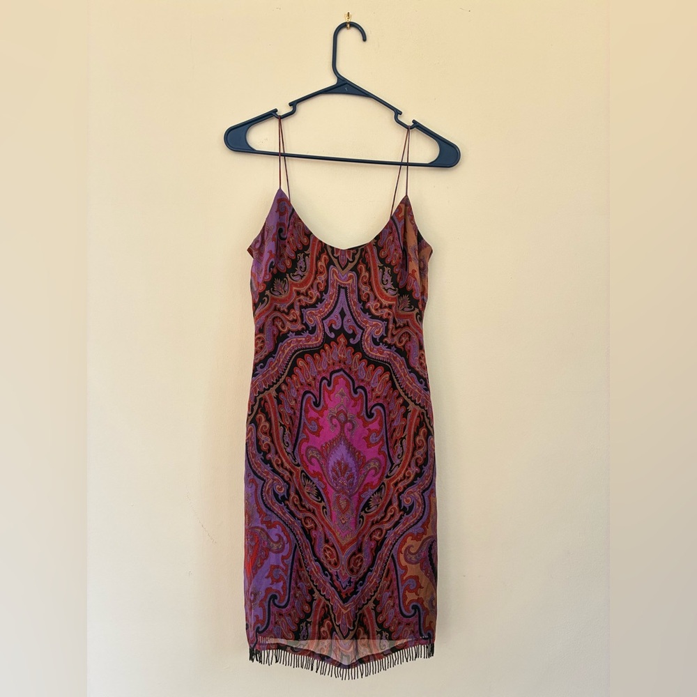 XPOSTED SOLD
Laundry By Shelli Segal Pink and Purple Midi Dress